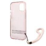 Guess GUHCP13MHTSGSP iPhone 13 / 14 / 15 6,1" pink hardcase Translucent Stap - imagine 7