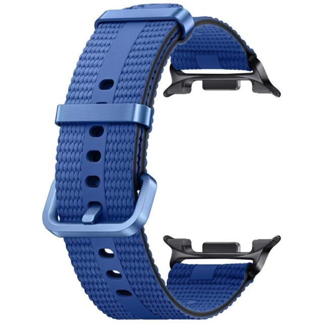 Band Samsung Athleisure for Galaxy Watch8 / Watch8 Classic (S/M) blue - imagine 3