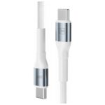 Cable 3MK Hyper Cable N-SERIES USB-C to USB-C 1m 20V/5A 100W white - imagine 2