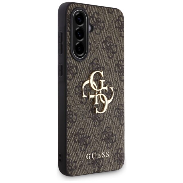 Case Guess Big 4G Logo Classic Logo for Samsung Galaxy A56 brown - imagine 3