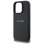 Guess GUHMP16XPGHSMMK iPhone 16 Pro Max 6.9" black hardcase Grained Ring MagSafe - imagine 6