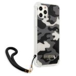 Guess GUHCP12LKSARBK iPhone 12 Pro Max 6,7" black hardcase Camo Collection - imagine 4