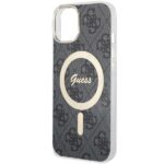 Guess GUHMP14SH4STK iPhone 14 / 15 / 13 6.1" black hardcase 4G MagSafe - imagine 5