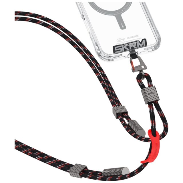 Universal phone lanyard cable 2in1 Skinarma Dyno Ve USB-C/USB-C black - imagine 2