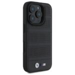 BMW BMHMP16X23PUSPK iPhone 16 Pro Max 6.9" black hardcase M Perforated And Stitched Line MagSafe - imagine 4