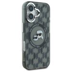 Karl Lagerfeld KLHMP16SHMCKMHK iPhone 16 6.1" black IML Monogram Karl&Choupette Head MagSafe - imagine 4