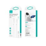 USAMS cable USB-C to Lightning 20W 1.2m PD Fast Charging Lithe Series white SJ566USB02 (US-SJ566) - imagine 9
