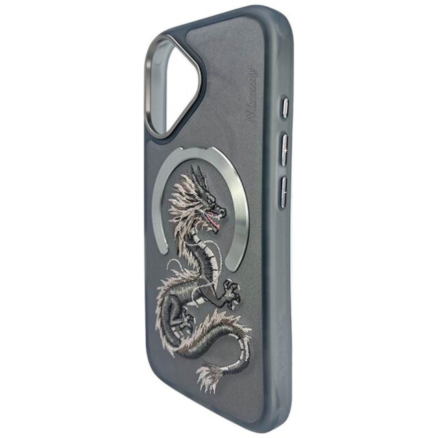 Nimmy Dragon MagSafe case for iPhone 16 grey - imagine 4