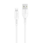 USAMS U68 Lightning 2A Fast Charge 1m white SJ500USB02 (US-SJ500)