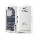 DKNY DKHMP15LHRHSEB iPhone 15 Pro 6.1" inch blue hardcase IML Mono & Stripe MagSafe - imagine 8
