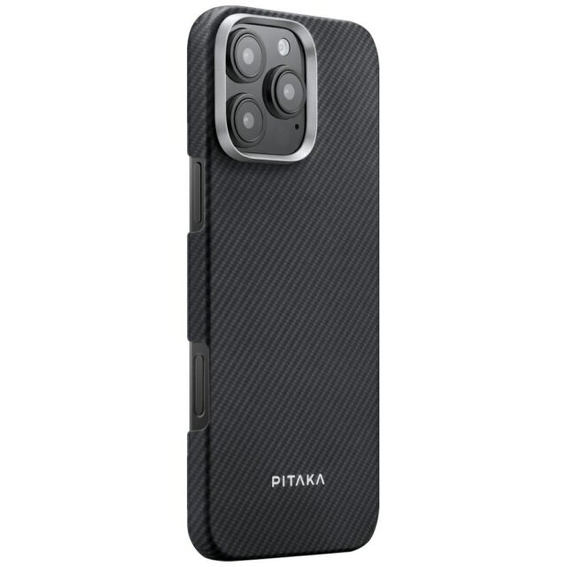 Case PITAKA Ultra-Slim MagSafe for iPhone 16 Pro black grey - imagine 2