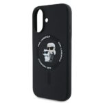 Karl Lagerfeld KLHMP16MSCMKCRHK iPhone 16 Plus 6.7" black hardcase Silicone Karl&Choupette Rin - imagine 6