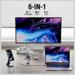 4smarts 6in1 65W GaN white extension cord - imagine 5