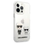 Karl Lagerfeld KLHCP13XCKTR iPhone 13 Pro Max 6,7" hardcase Transparent Karl & Choupette - imagine 4