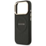Case Guess Peony Hot Stamp MagSafe for iPhone 17 Pro black - imagine 6