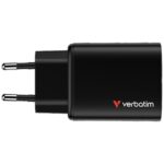 Verbatim Essentials mains charger GaN 65W black 32352 - imagine 4