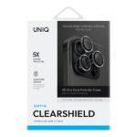 UNIQ Optix Clear Camera Lens Protector iPhone 16 Pro 6.3"/16 Pro Max 6.9" crystal clear szkło na ob - imagine 2