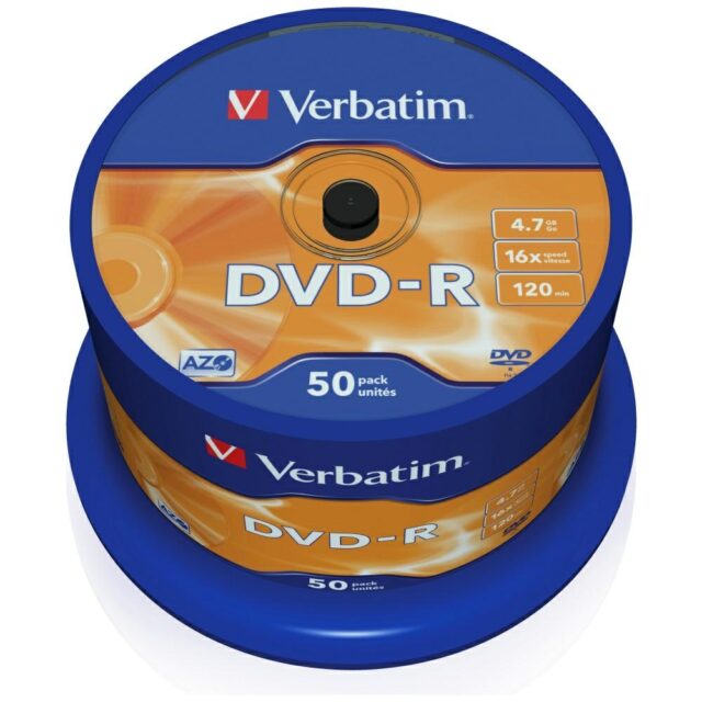 DVD-R Verbatim Matt Silver 4.7GB 16X 50pcs 43548 - imagine 5