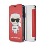 Karl Lagerfeld KLFLBKPXKSCORE iPhone X/XS bookcase red Karl Space Cosmonaut