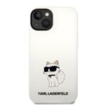 Karl Lagerfeld KLHMP14MSNCHBCH iPhone 14 Plus /15 Plus 6,7" hardcasewhite Silicone Choupette MagSafe - imagine 3