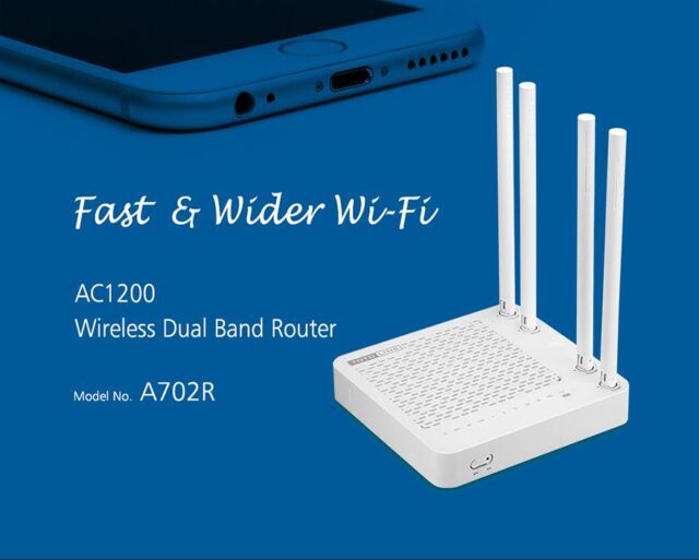 Totolink A702R | WiFi Router | AC1200, Dual Band, MIMO, 5x RJ45 100Mb/s - imagine 8
