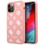 Guess GUHCP12MLSPEWPI iPhone 12/12 Pro 6,1" pink hard case Peony Collection