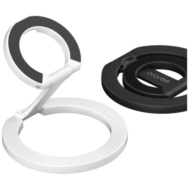 Ring stand Araree A-Ring MagSafe GripTok white - imagine 2