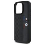 BMW BMHCP16L23PUPVK iPhone 16 Pro 6.3" black hardcase M Perforated Tricolor Detail Line - imagine 6