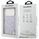 Karl Lagerfeld IML KL Monogram MagSafe Case for iPhone 17 Pro Purple - imagine 8