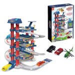 Extralink Kids Car Parking, Garage with Electric Lift for Toy Cars