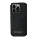 Karl Lagerfeld KLHCP16LPGKHPRPK iPhone 16 Pro 6.3" black hardcase Cardslots Monogram - imagine 3