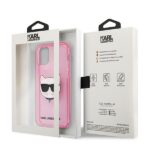 Karl Lagerfeld KLHCP12LCHTUGLP iPhone 12 Pro Max 6,7" pink hardcase Glitter Choupette - imagine 8