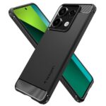 Spigen Rugged Armor Xiaomi Redmi Note 13 Pro 5G / Poco X6 5G matte black ACS07254 - imagine 2