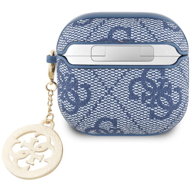 Case Guess 4G Strass Charm for AirPods 4 blue - imagine 2