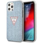 Guess GUHCP12MPCUJULLB iPhone 12/12 Pro 6,1" light blue hardcase Jeans Collection
