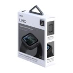 UNIQ Lino Case Apple Watch Series 4/5/6/SE/SE3 40mm. ash black - imagine 5