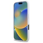 Karl Lagerfeld KLHMP16SSCMKMPCH iPhone 16 6,1" white hardcase Silicone Initial Metal Logo Ma - imagine 5