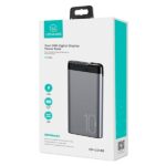 USAMS Powerbank PB55 10000mAh 2xUSB LED display grey 10KCD14801 (US-CD148) aluminum - imagine 9