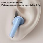 USAMS Bluetooth 5.3 TWS US14 Series dual mic wireless earphones blue BHUUS03 - imagine 9