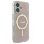 Guess GUHMP16SH4STP iPhone 16 6.1" pink hardcase IML 4G MagSafe - imagine 4