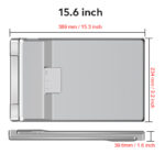 Extralink Smart Life S10 15.6" Portable Laptop Monitors, 2 Monitors, IPS, 1920x1080 - imagine 4