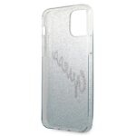 Guess GUHCP12SPCUGLSBL iPhone 12 mini 5,4" blue hardcase Glitter Gradient Script - imagine 7