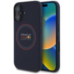 Red Bull RBHMP16S24SIILVR iPhone 16 6.1" hardcase navy Silicone Red Ring MagSafe