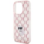 Karl Lagerfeld KLHCP15LHNCMKLP iPhone 15 Pro 6.1" pink hardcase Monogram Choupette - imagine 6