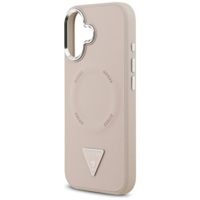 Guess Triangle Logo MagSafe Case for iPhone 17 Pink - imagine 6