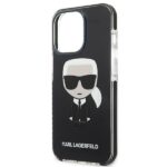 Karl Lagerfeld KLHCP13LTPEIKK iPhone 13 Pro / 13 6,1" hardcase black Iconik Karl - imagine 6