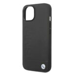 BMW BMHMP14SSLLBK iPhone 14 / 15 / 13 6.1" black hardcase Signature Logo Imprint Magsafe - imagine 6