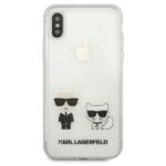 Karl Lagerfeld KLHCPXCKTR iPhone X/Xs hardcase Transparent Karl & Choupette - imagine 3