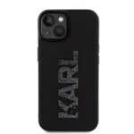 Karl Lagerfeld KLHCP15M3DMBKCK iPhone 15 Plus / 14 Plus 6.7" black hardcase 3D Rubber Glitter - imagine 3