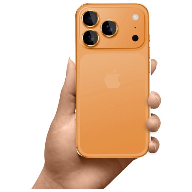 Camera lens protection 3MK Lens Protection Pro for Apple iPhone 17 Pro / 17 Pro Max orange - imagine 7